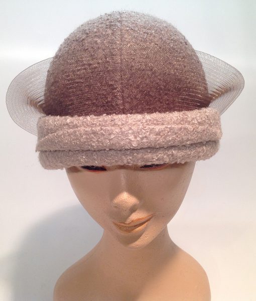 jersey cooked cloche with applications and crinoline – frontal view