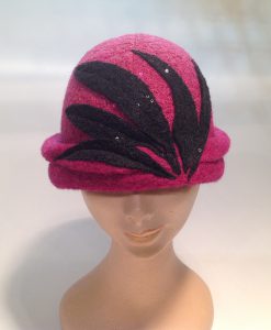 Jersey Cooked Cloche with Applications and Micro-Sequins